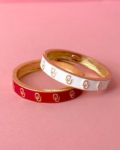 RED OU LOGO BANGLE