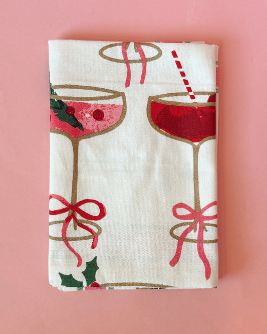 Cocktail Tower Dishtowel