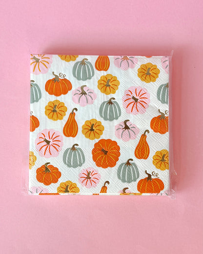 Foil Napkin Pumpkin