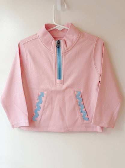 Pink Ric Rac Quarter Zip