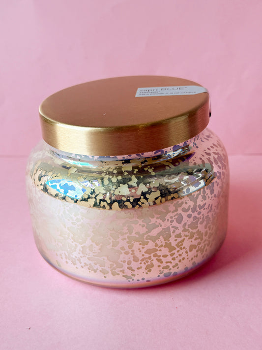 Volcano Mercury Iridescent Candle Jar
