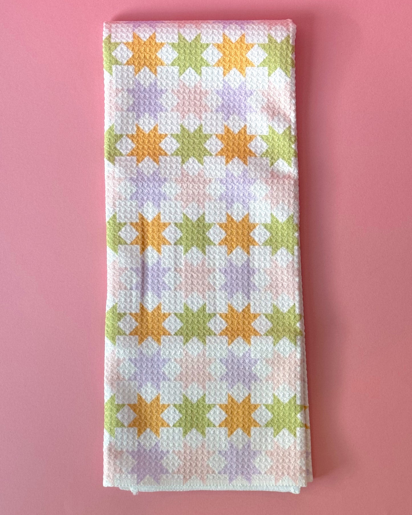 Spring Quilt Tea Towel