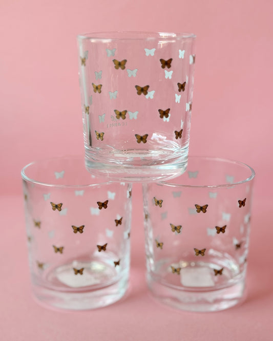 Tiny Monarchs Juice Glass
