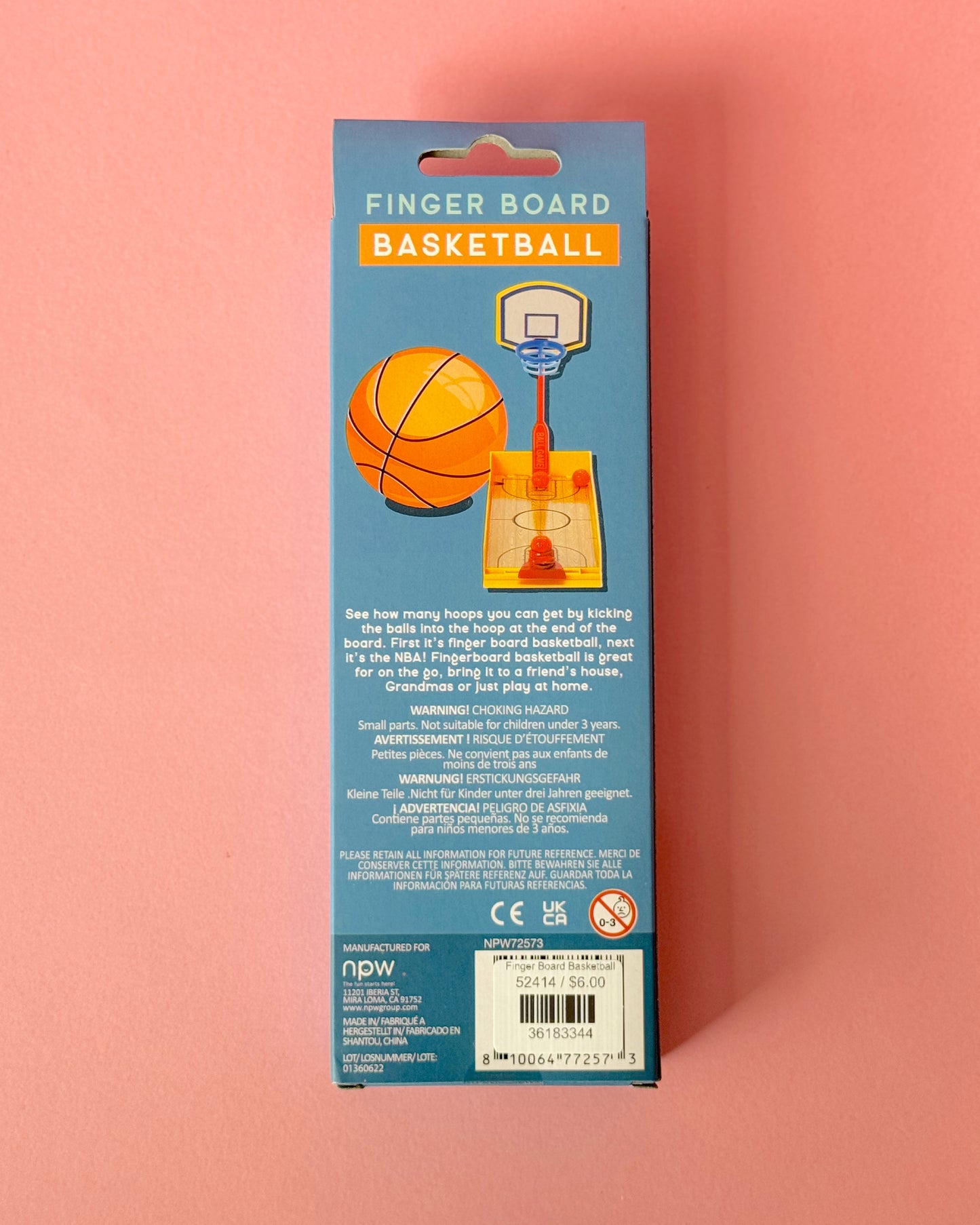 Finger Board Basketball Game