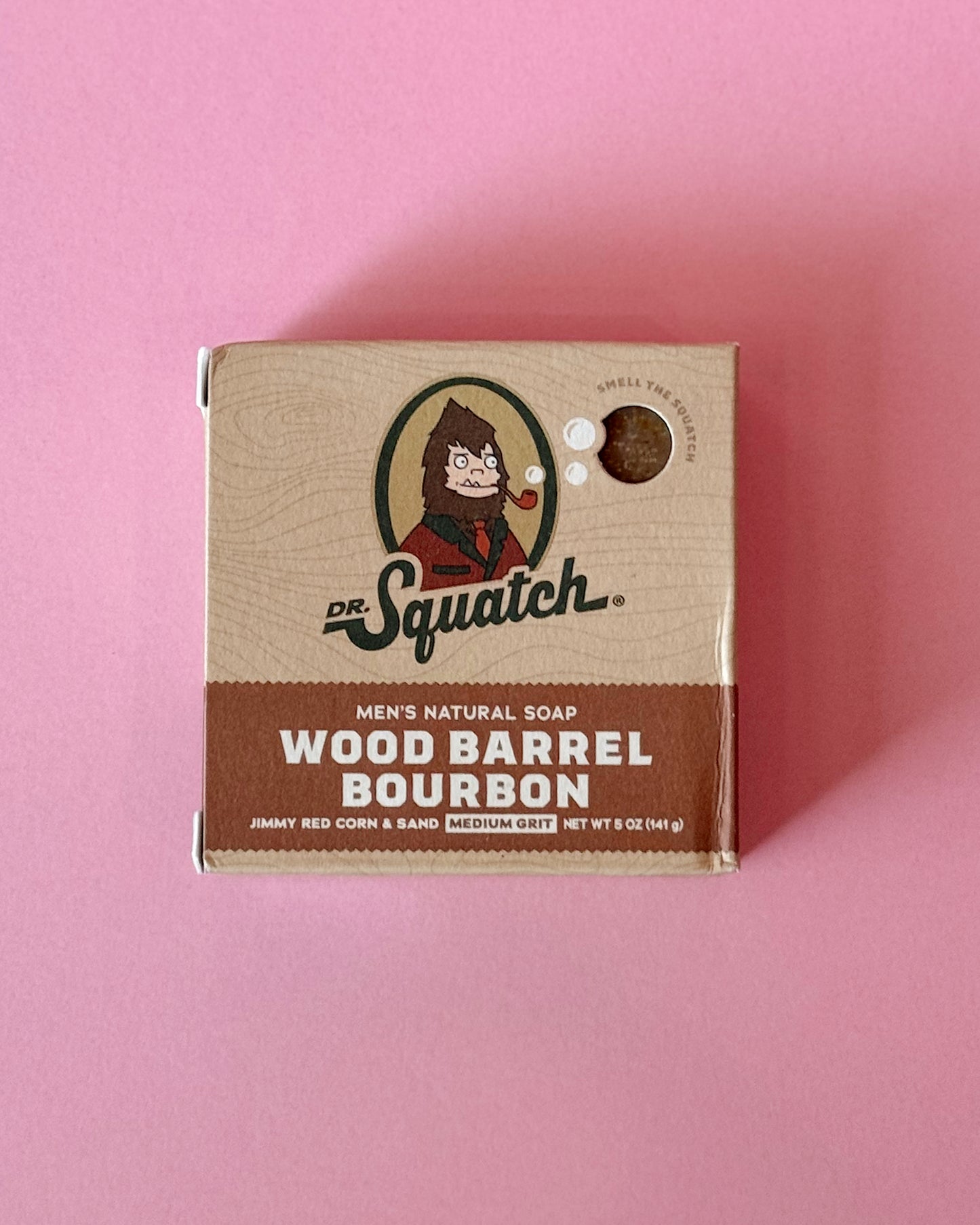 Wood Barrel Bourbon Bar Soap