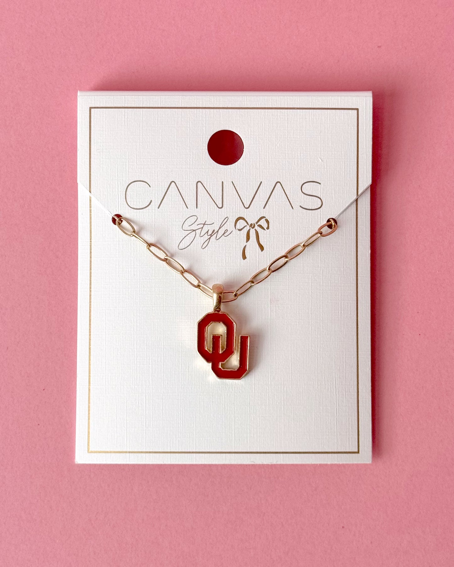 OU Pendant Necklace