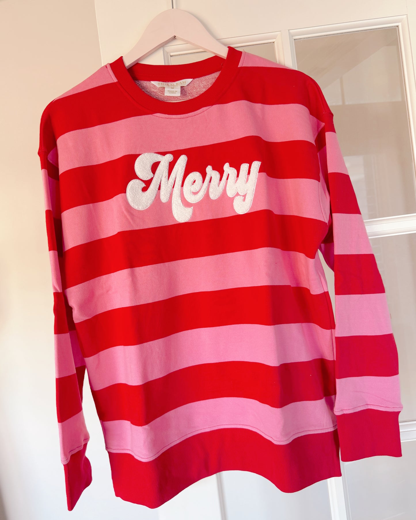 Merry Stripe Sweatshirt