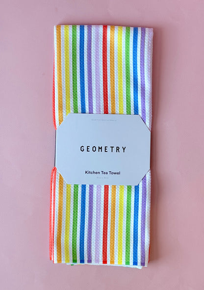 Rainbow Harmony Tea Towel