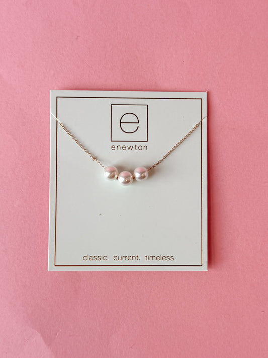 16" Necklace Gold Joy Pearl 6mm