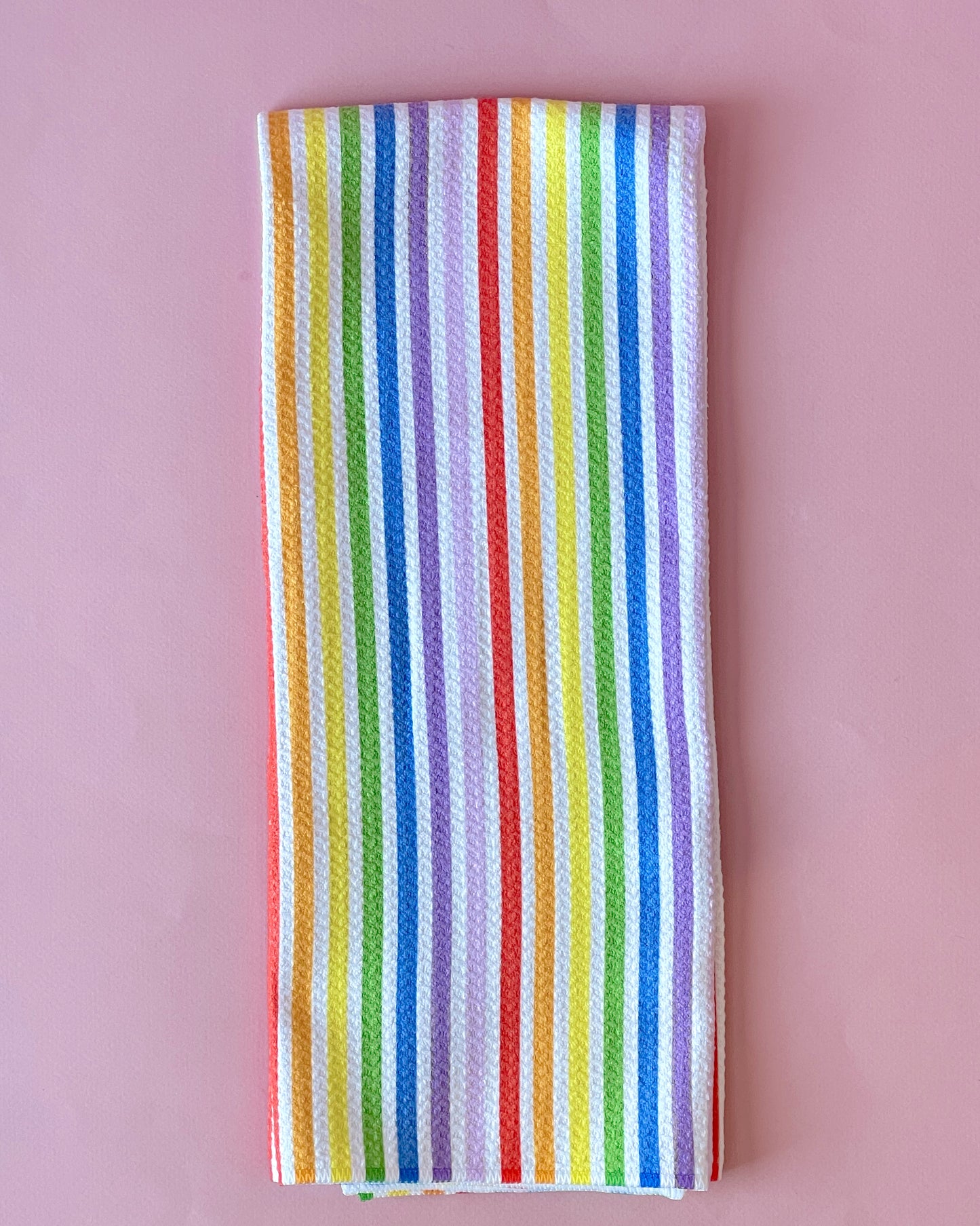 Rainbow Harmony Tea Towel