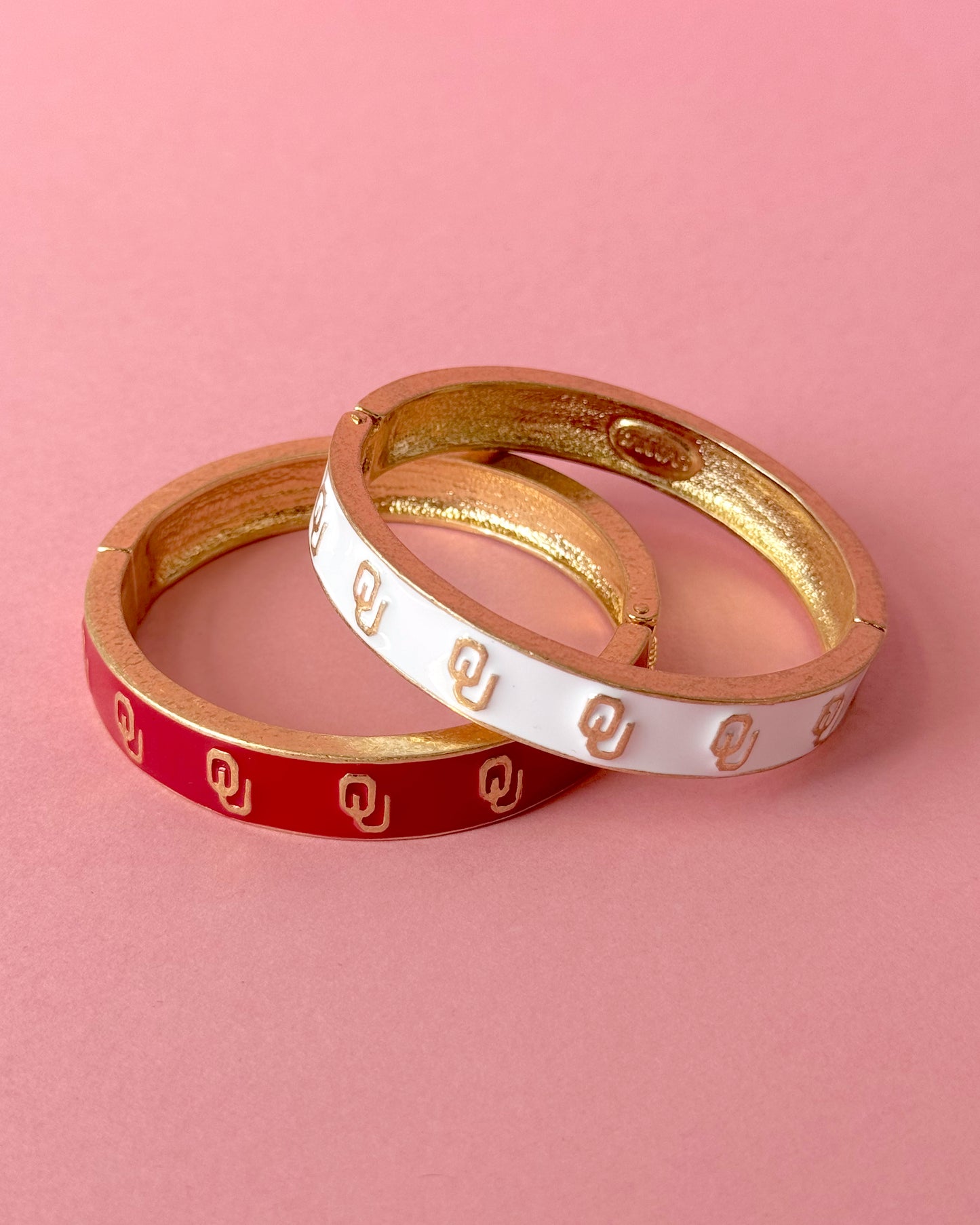 RED OU LOGO BANGLE