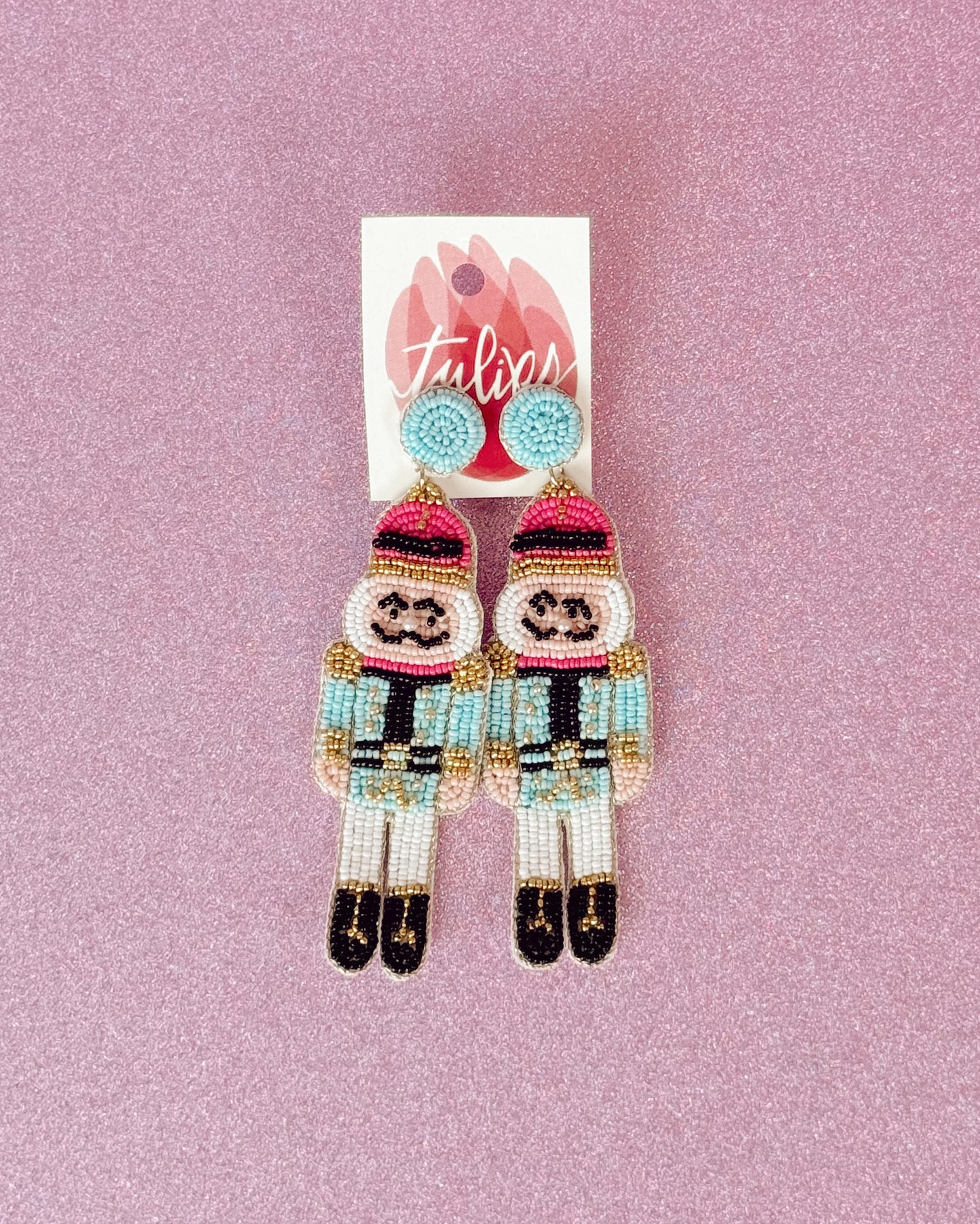 Nutcracker Beaded Earrings