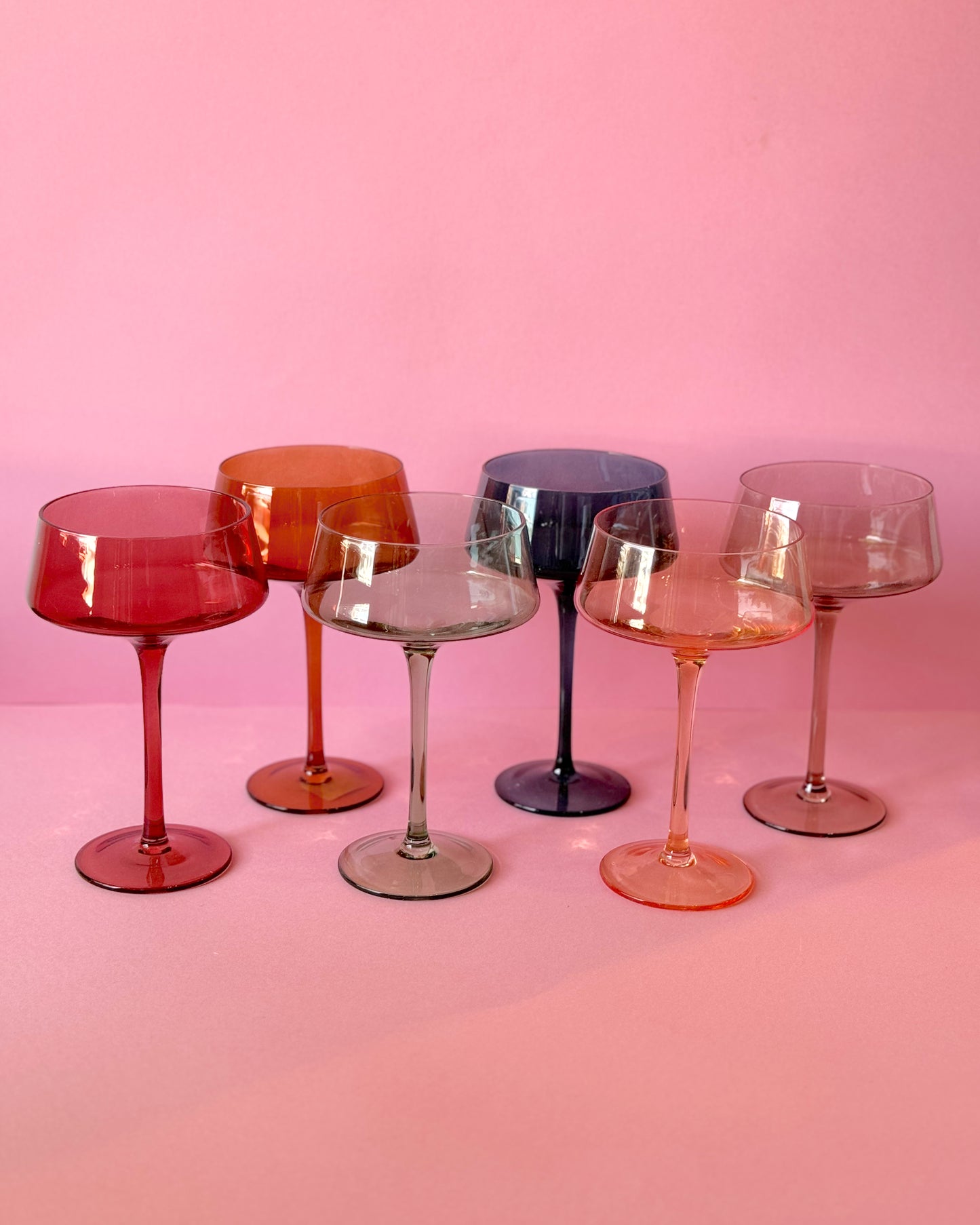 Set Of 6 Color Glasses