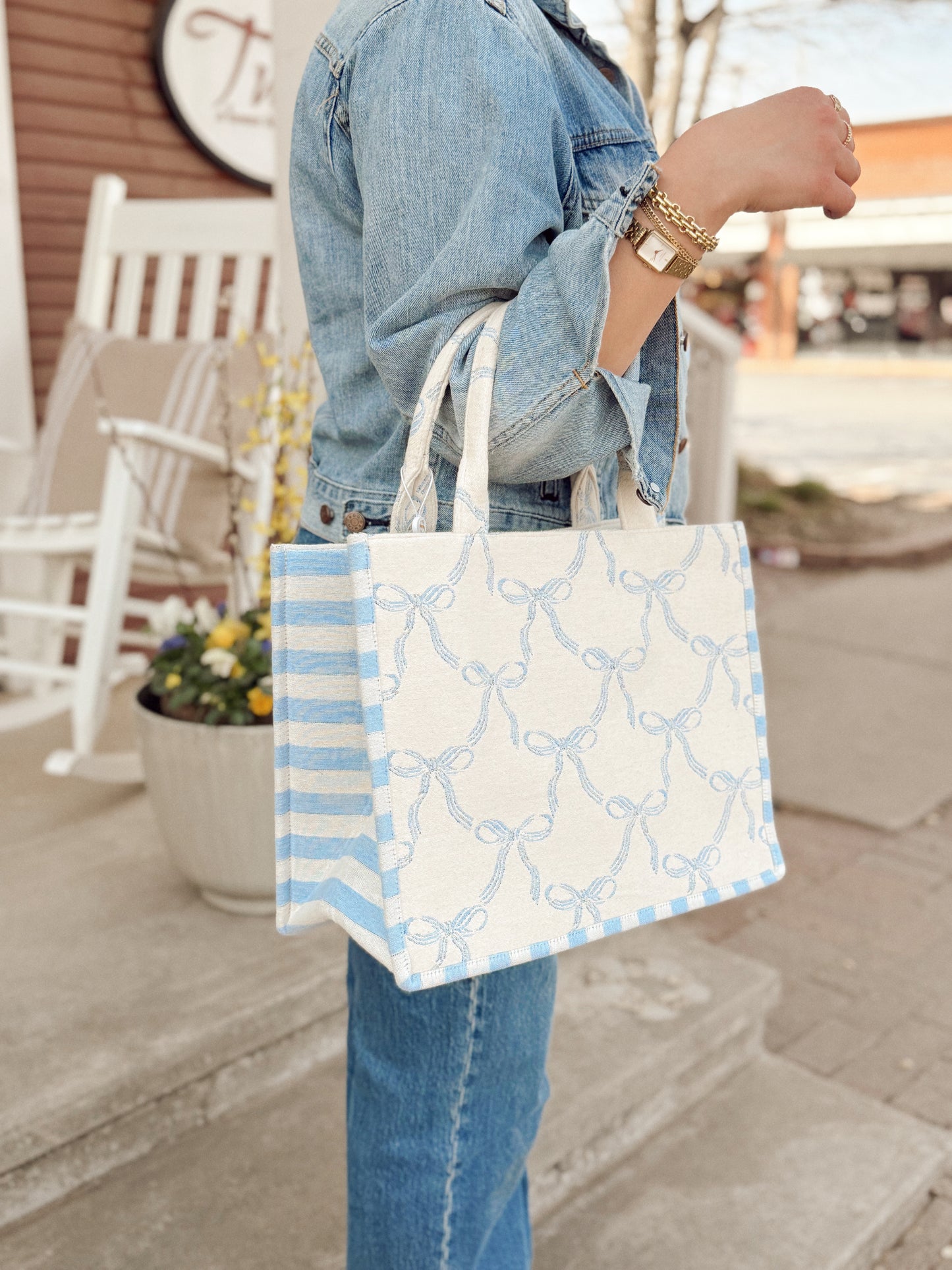 Bella Tote Blue