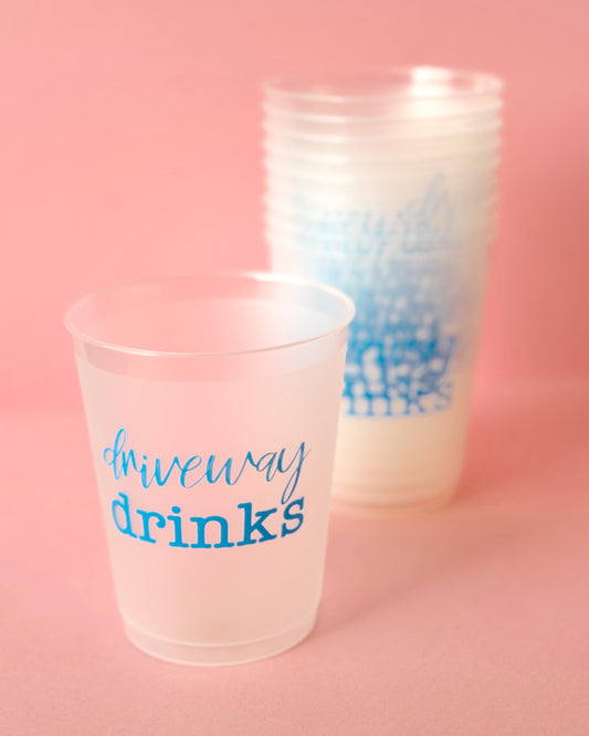 Driveway Drinks Party Cups