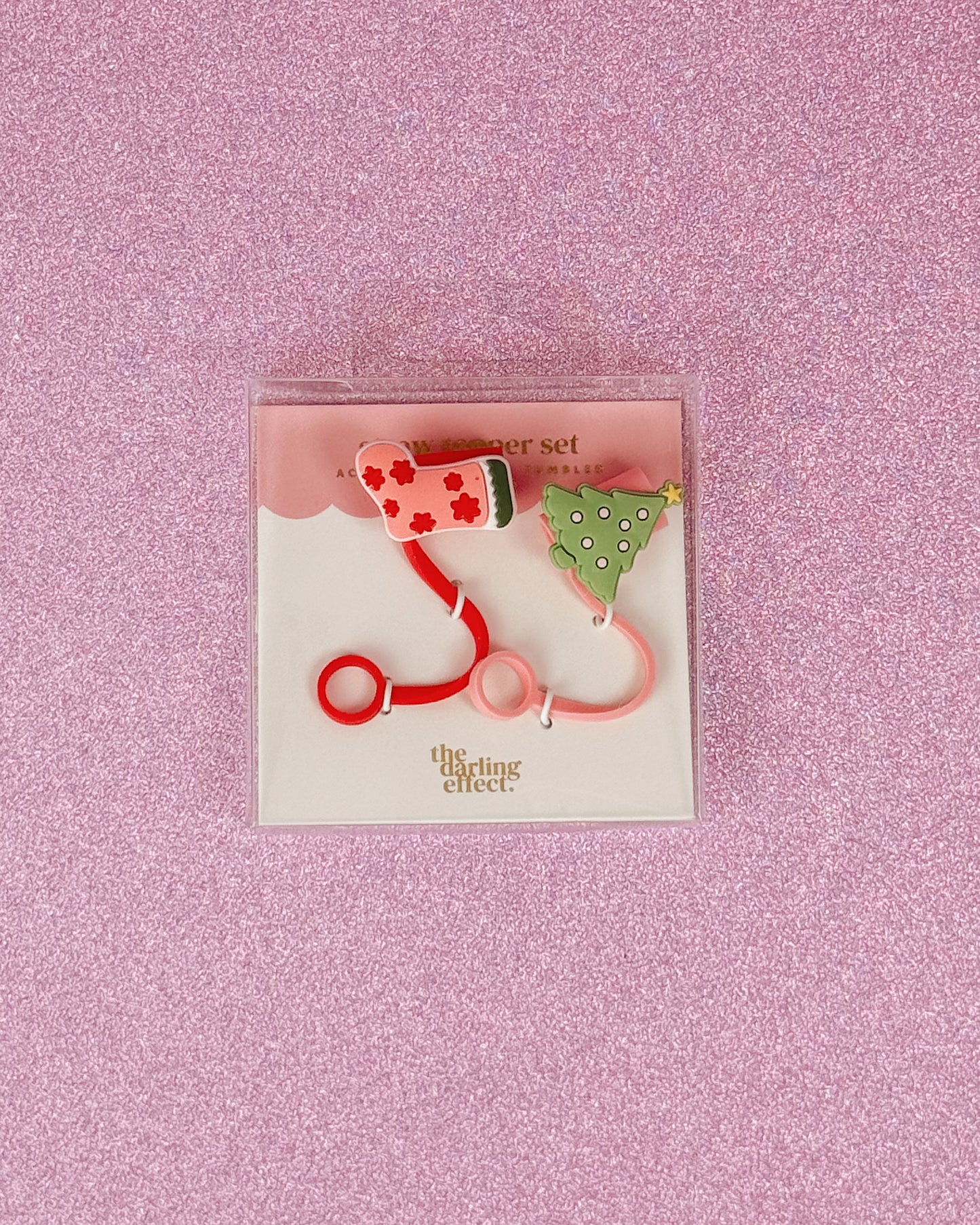 Naughty Nice Straw Topper Set