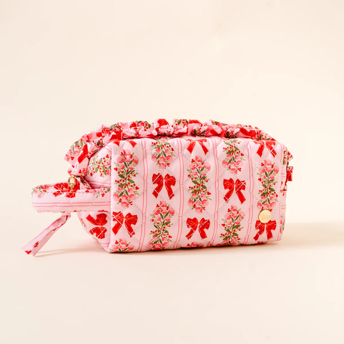 Oh So Merry Quilted Cosmetic Bag