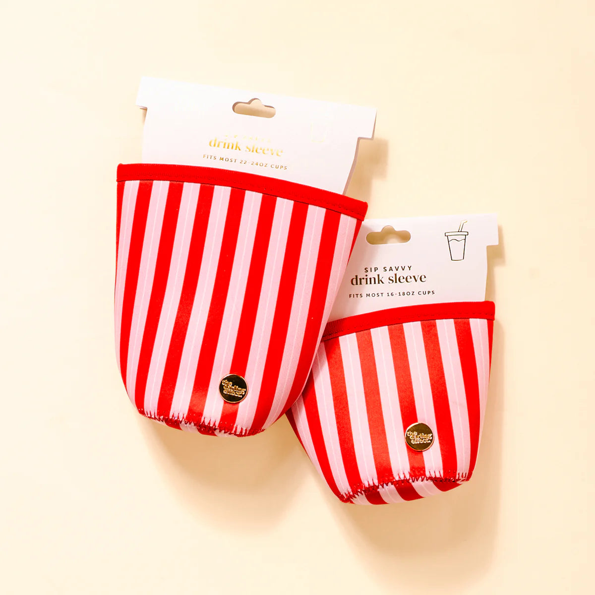 Peppermint Stripes Drink Sleeve
