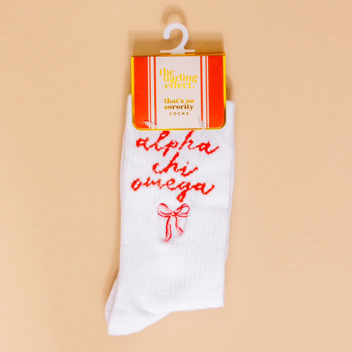 Sorority Emb. Crew Socks