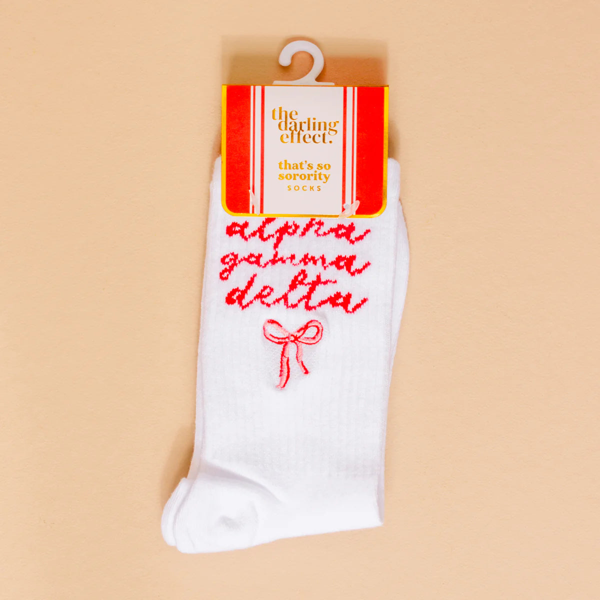 Sorority Emb. Crew Socks