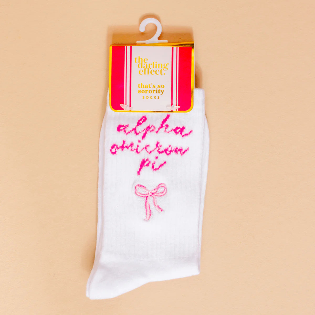 Sorority Emb. Crew Socks
