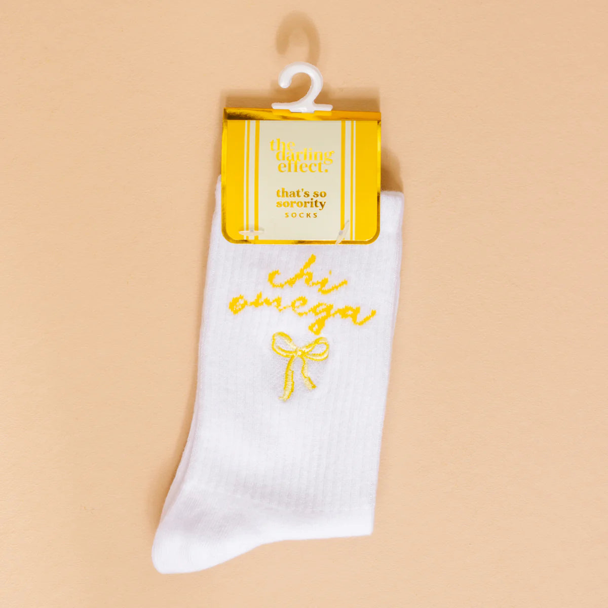 Sorority Emb. Crew Socks
