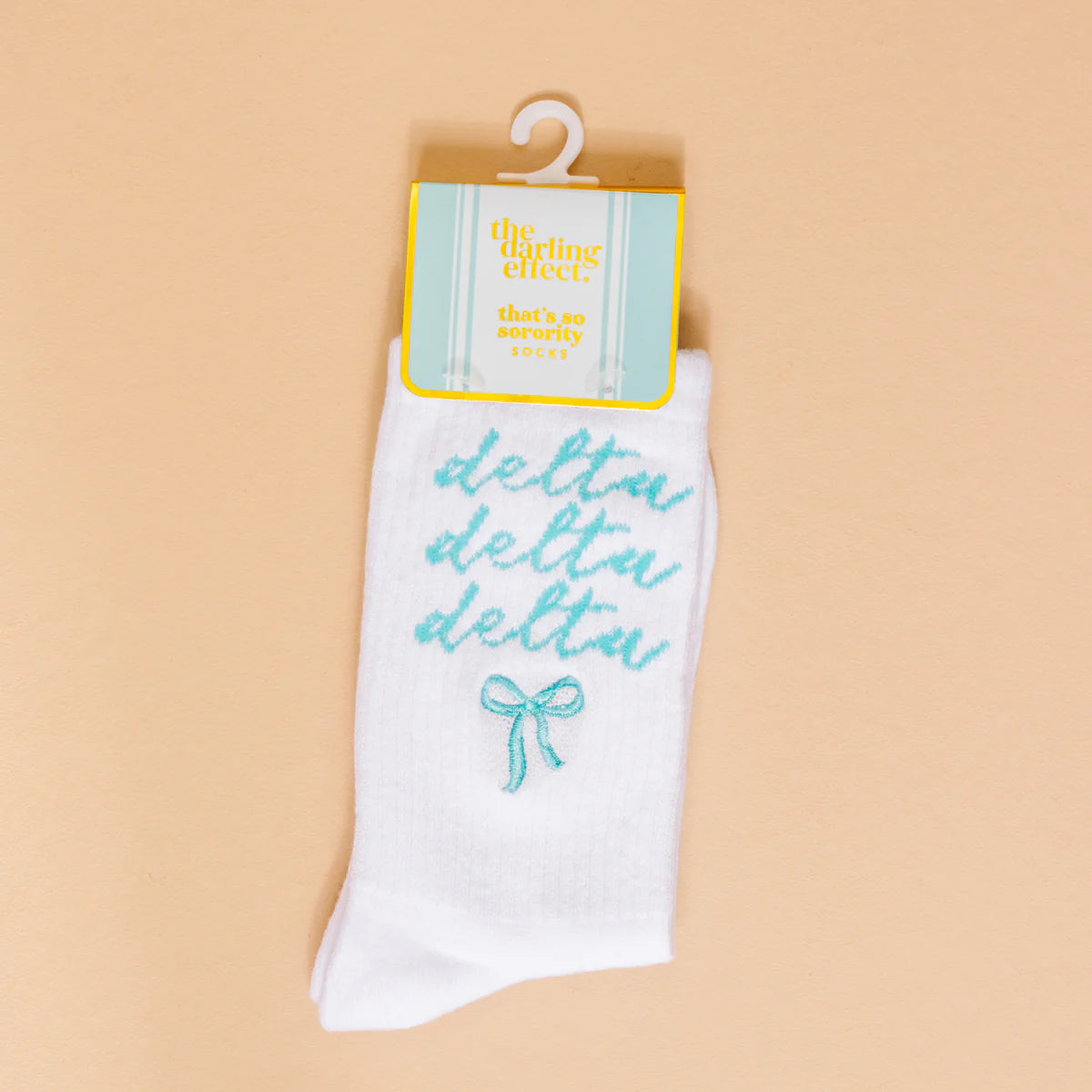Sorority Emb. Crew Socks