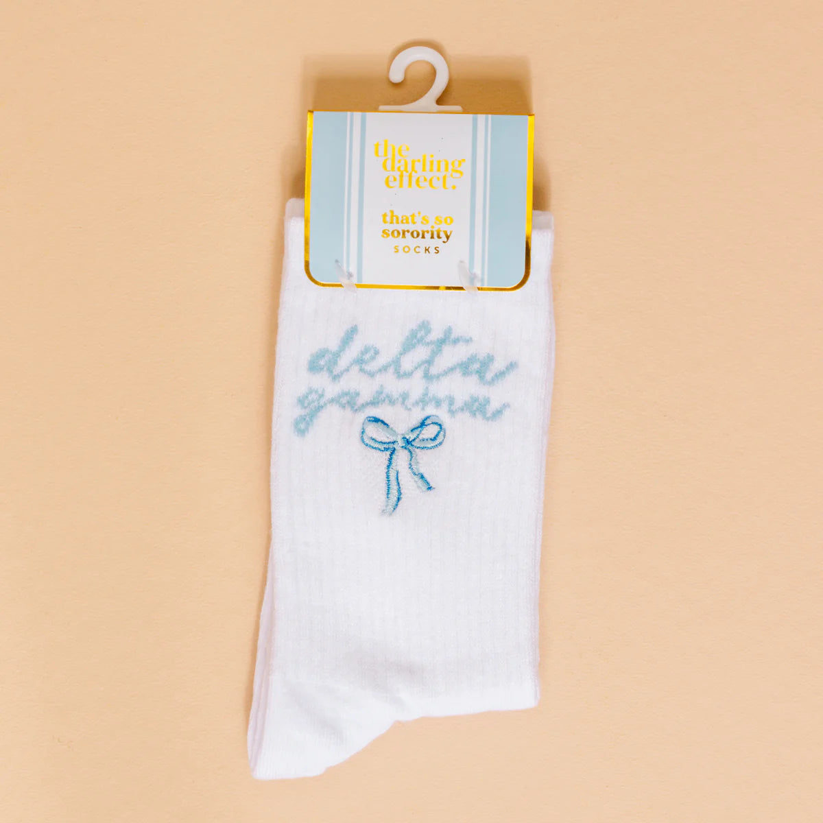 Sorority Emb. Crew Socks