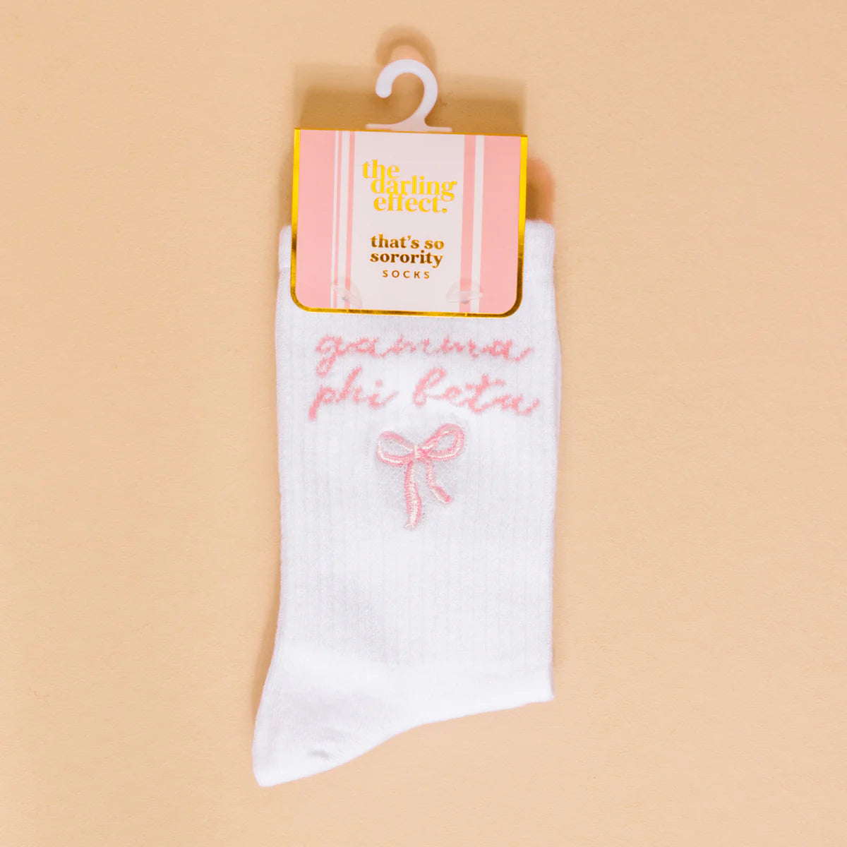 Sorority Emb. Crew Socks