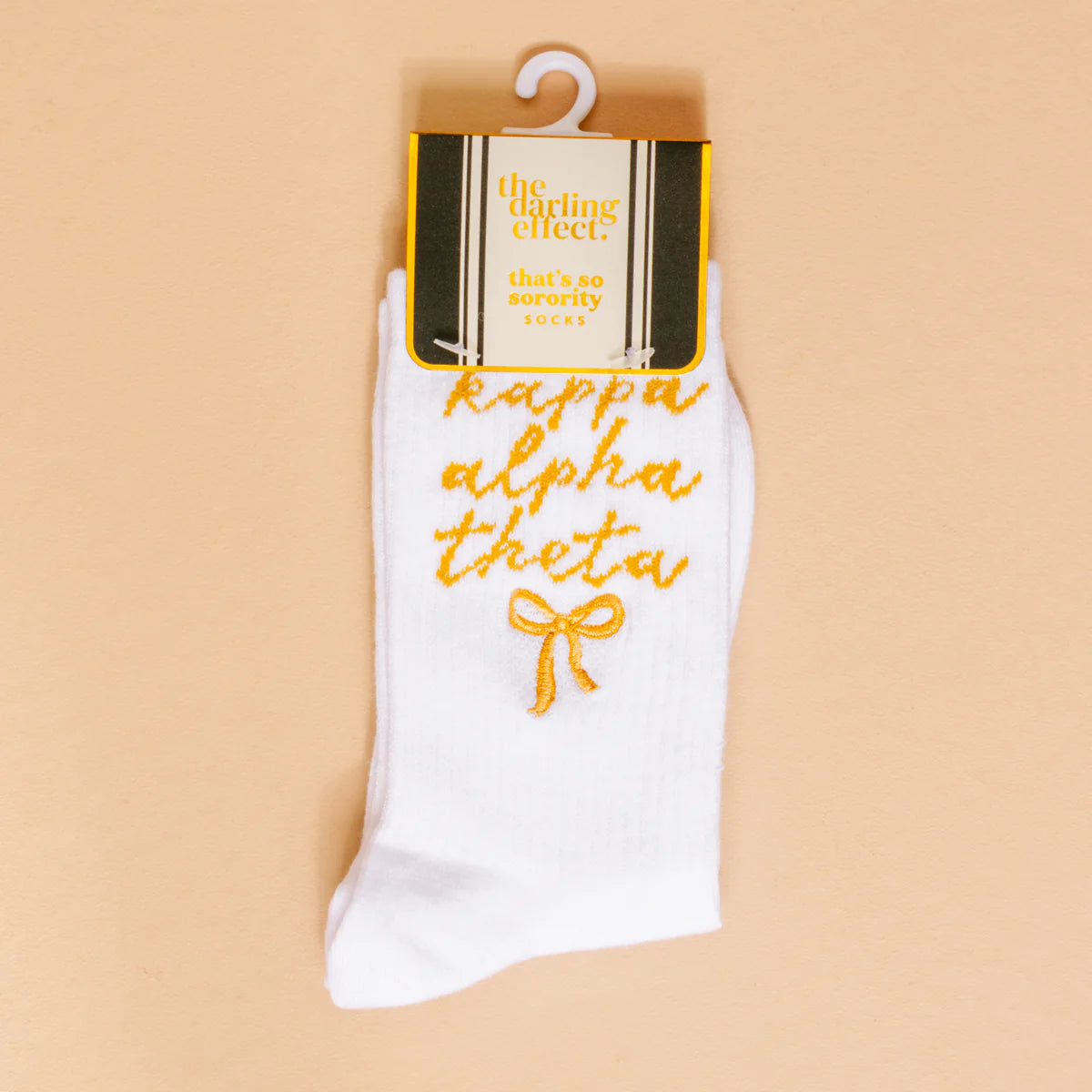 Sorority Emb. Crew Socks