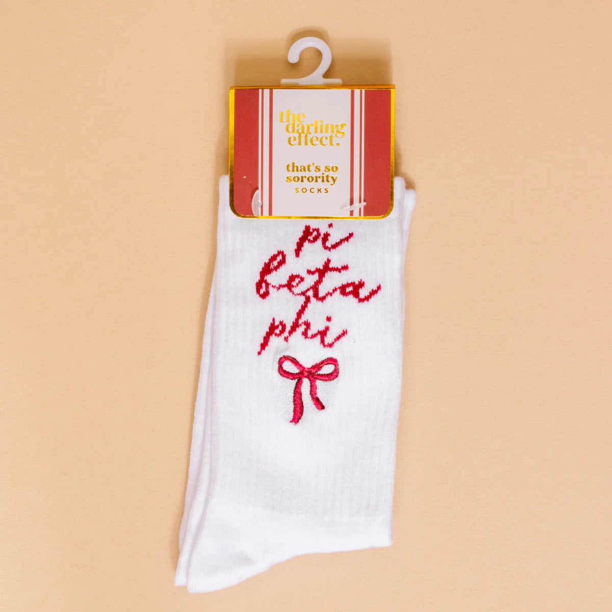 Sorority Emb. Crew Socks