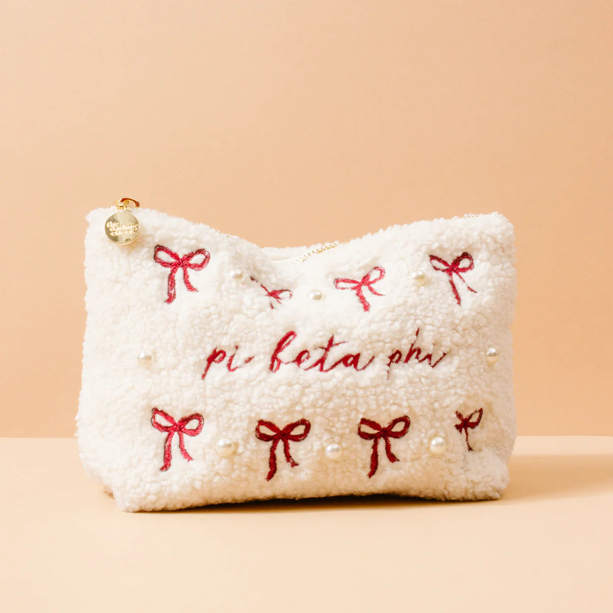 Sorority Bows & Pearls Teddy Pouch