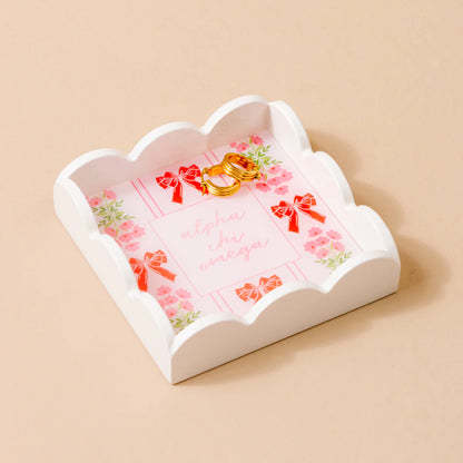 Sorority Scallop Trinket Tray