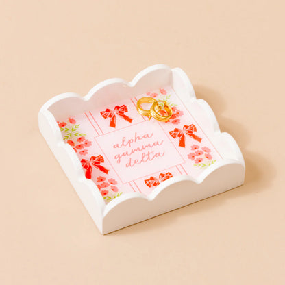 Sorority Scallop Trinket Tray