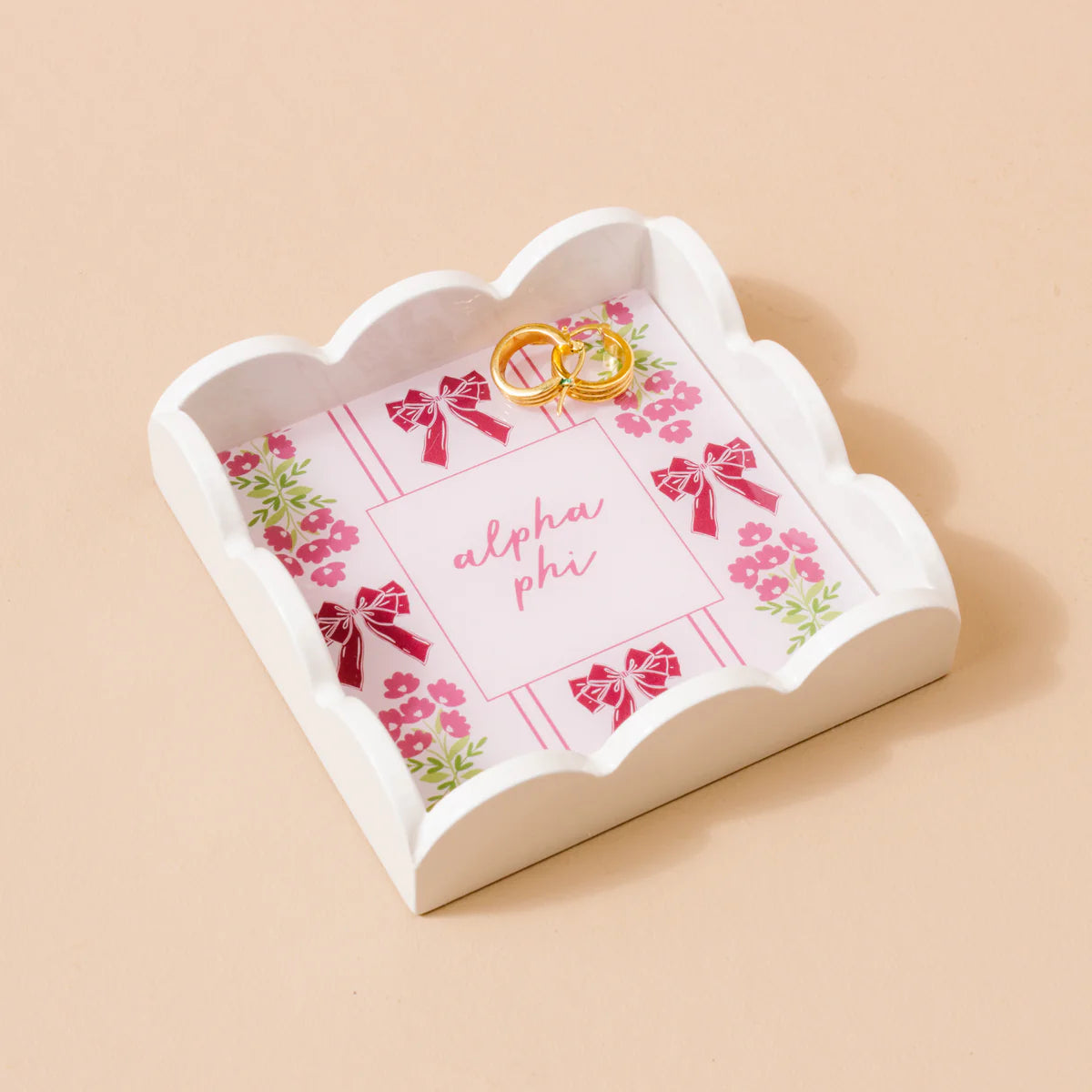 Sorority Scallop Trinket Tray