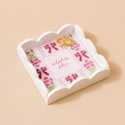 Sorority Scallop Trinket Tray