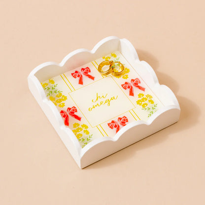 Sorority Scallop Trinket Tray