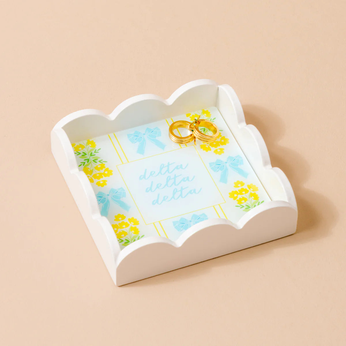 Sorority Scallop Trinket Tray