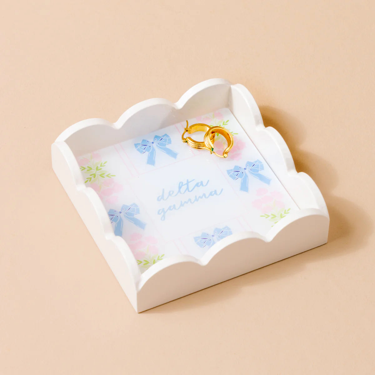 Sorority Scallop Trinket Tray