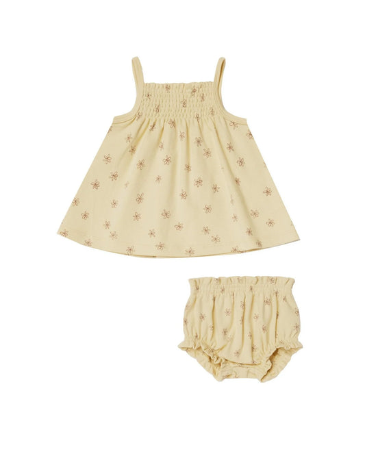 Blossom Smocked Tank + Bloomer