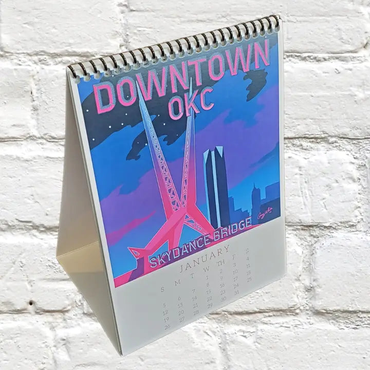 2025 OKC District desk calendar