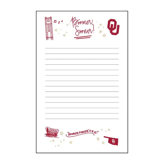 Oklahoma Confetti Notepad
