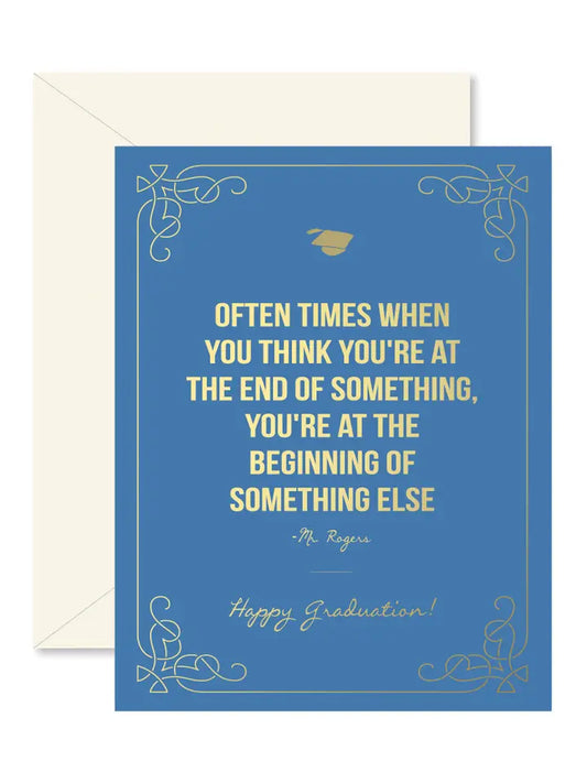 Mr Rodgers Graduation Card