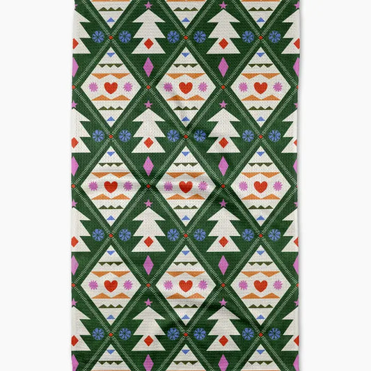 Nordic Christmas Tea Towel