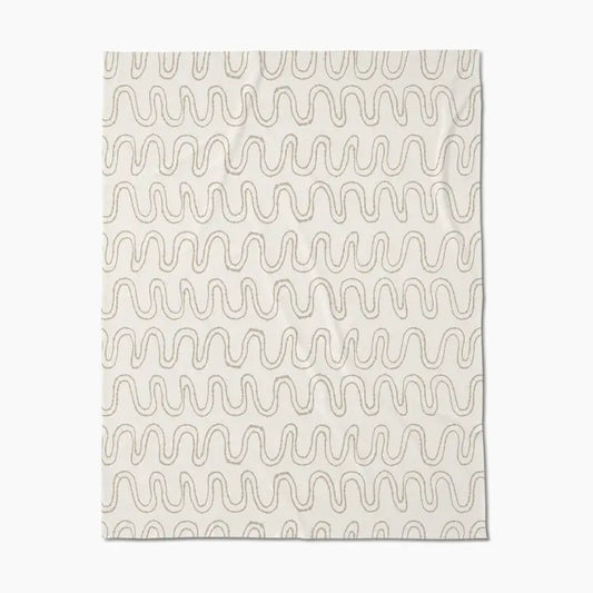 Abstract Squiggles Butter Blanket