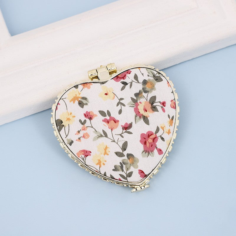 Floral Compact Mirror