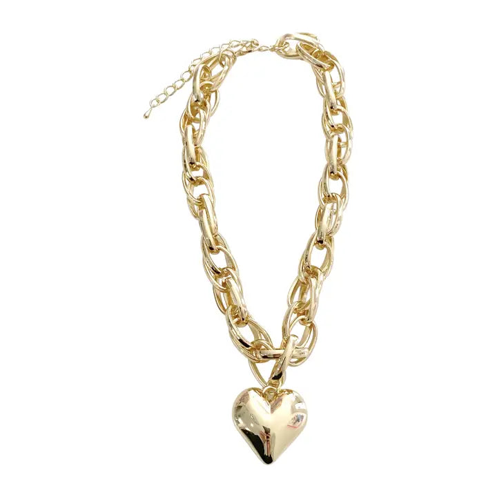 Alyssa Heart Chain Necklace