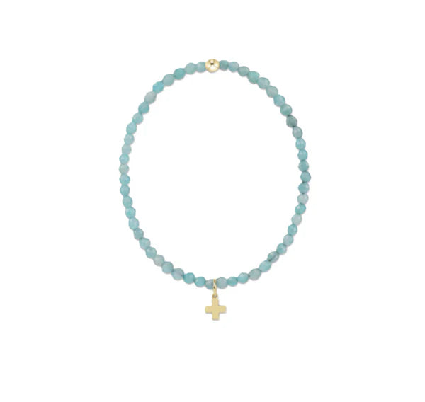 Classic 3mm Gem w/ Charm Bracelet