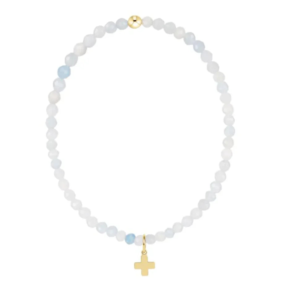 Classic 3mm Gem w/ Charm Bracelet