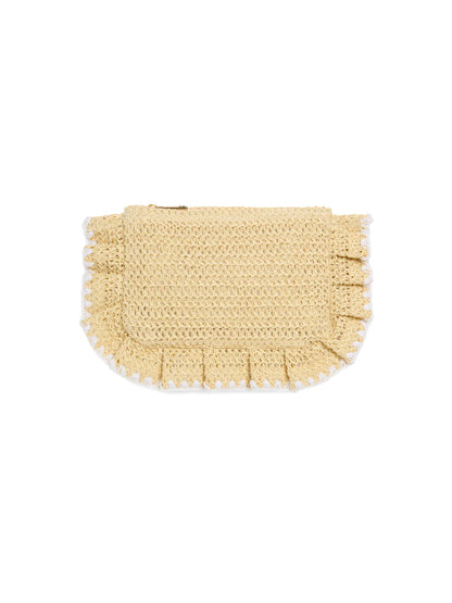 Arabella Ruffle Zip Pouch